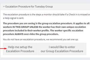 Group escalation